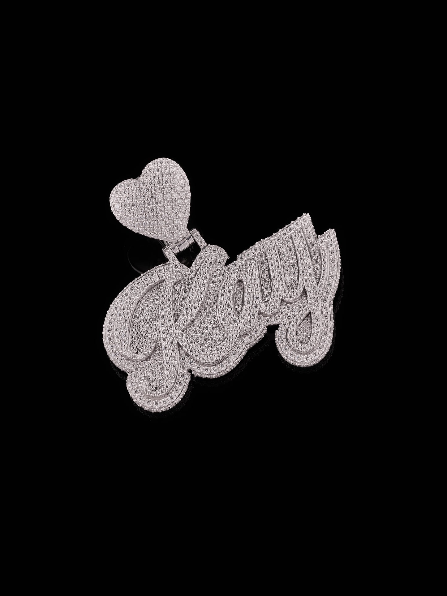 Diamond Custom Name Pendants