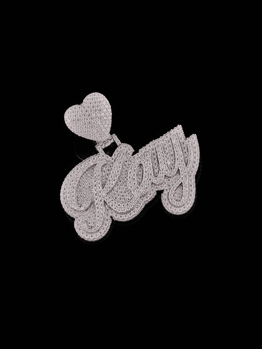 Diamond Custom Name Pendants