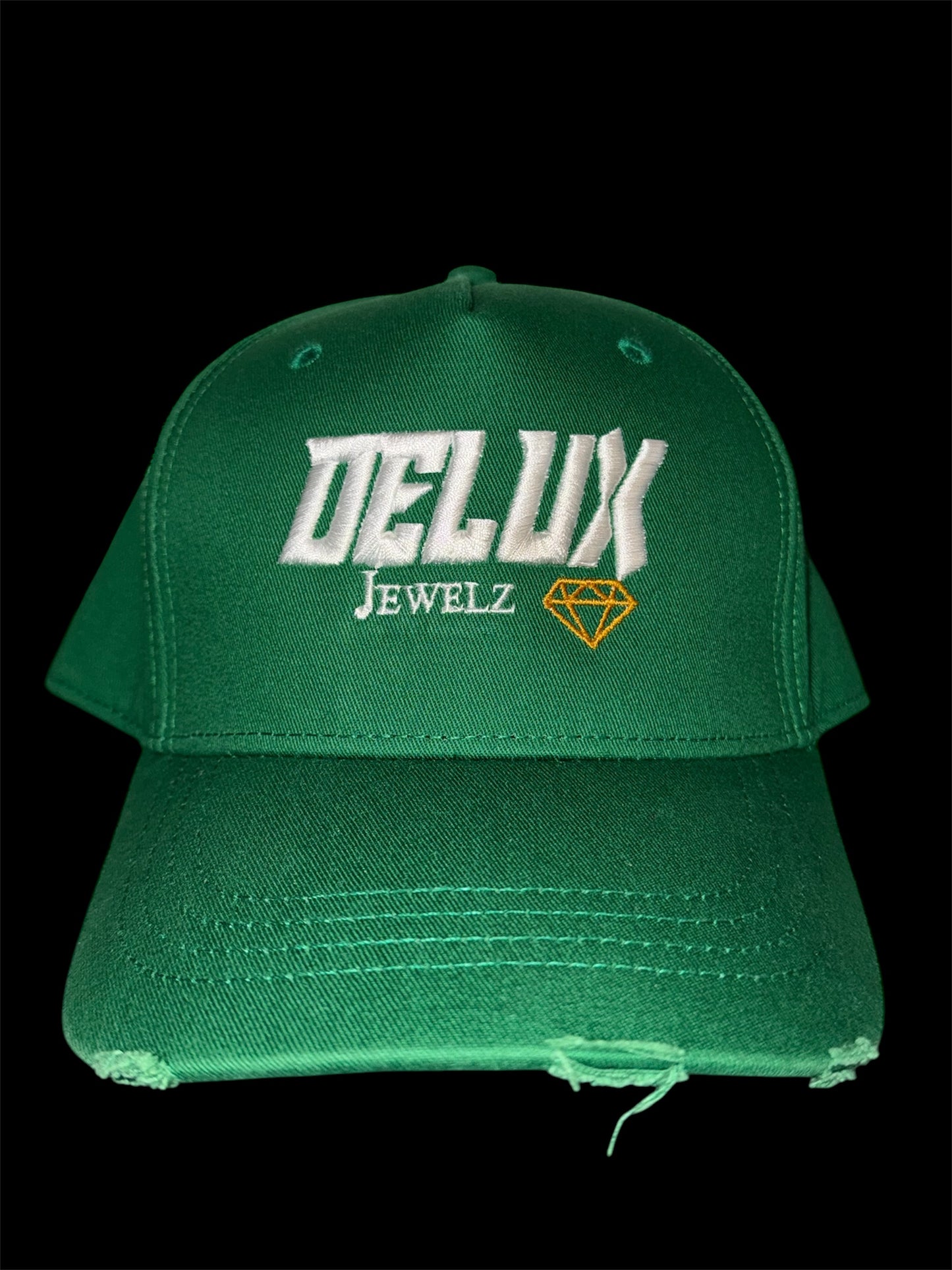 Delux Jewelz Green Cap