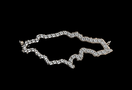 Jamaica diamond pendant